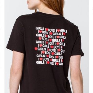 NWT Vans I❤️Boys I❤️Girls Tee Shirt